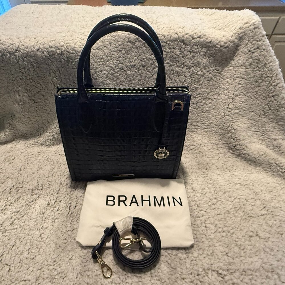 Small Caroline Ink Leontyne Brahmin Bag